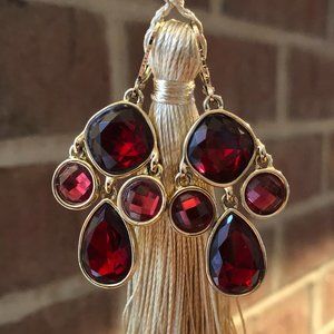 ✨Pink & Red Statement Earrings✨